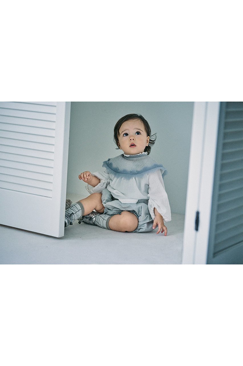【マールマール/MARLMARL / KIDS】の【Baby】dolce tuck ribbon 人気、トレンドファッション・服の通販 founy(ファニー) 　ファッション　Fashion　キッズファッション　Fashion for Kids　おすすめ　Recommended / Our Picks　ギフト プレゼント　Gift / Present　ギャザー　Gathered, Ruffled　スクエア　Square, Square Shape　フリル　Frill, Ruffle　ベビー　Baby, Babywear　ボックス　Boxy, Box Shape　モダン　Modern, Contemporary　other-4|ID: prp329100004516129 ipo3291000000033664687