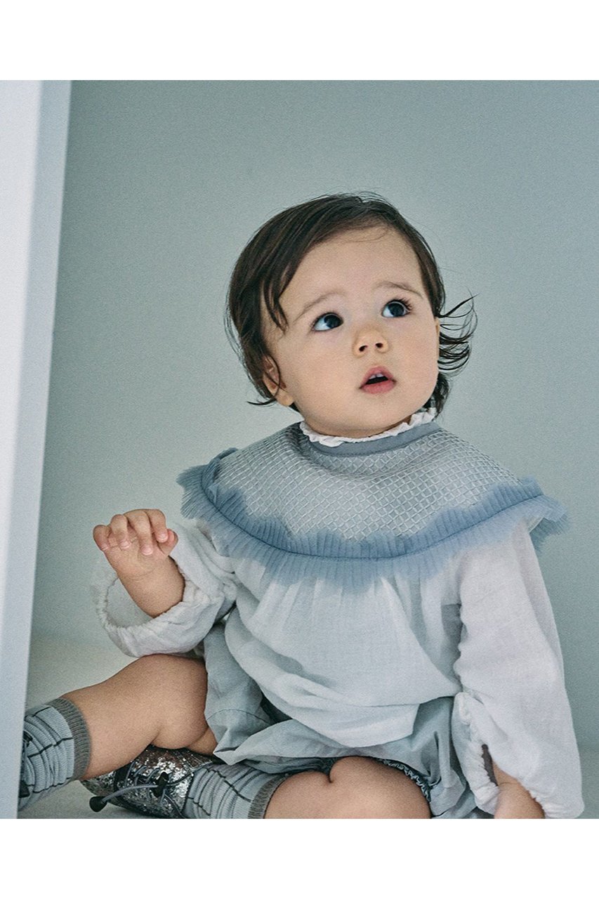 【マールマール/MARLMARL / KIDS】の【Baby】dolce tuck ribbon 人気、トレンドファッション・服の通販 founy(ファニー) 　ファッション　Fashion　キッズファッション　Fashion for Kids　おすすめ　Recommended / Our Picks　ギフト プレゼント　Gift / Present　ギャザー　Gathered, Ruffled　スクエア　Square, Square Shape　フリル　Frill, Ruffle　ベビー　Baby, Babywear　ボックス　Boxy, Box Shape　モダン　Modern, Contemporary　other-7|ID: prp329100004516129 ipo3291000000033664690