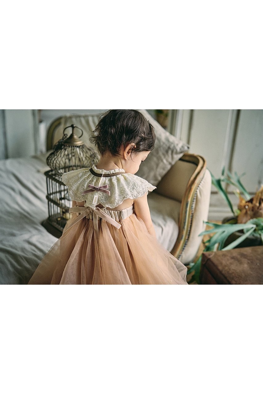 【マールマール/MARLMARL / KIDS】の【Baby】dolce ivory flower 人気、トレンドファッション・服の通販 founy(ファニー) 　ファッション　Fashion　キッズファッション　KIDS　おすすめ　Recommend　ギフト プレゼント　Gift Present　クラシカル　Classical　フリル　Frills　フロント　Front　ベビー　Baby　ベロア　Velor　リボン　Ribbon　レース　Race　ワンポイント　One Point　NEW・新作・新着・新入荷　New Arrivals　other-7|ID: prp329100004516132 ipo3291000000031914282