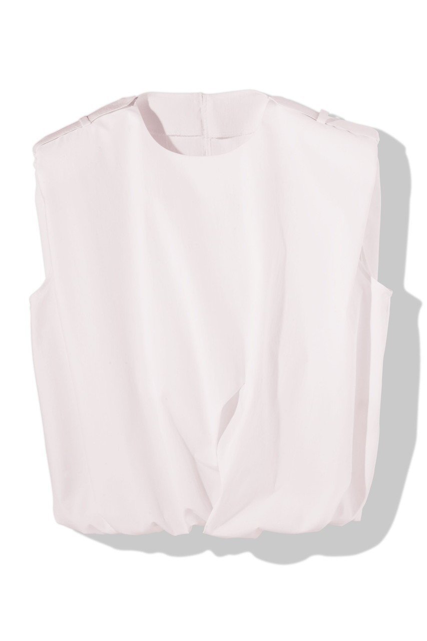 【ティーチ/TEECHI】のショルダーパッドブラウス インテリア・キッズ・メンズ・レディースファッション・服の通販 founy(ファニー) 　ファッション　Fashion　レディースファッション　Fashion for Women　トップス・カットソー　Cut & Sew Tops　キャミソール&ノースリーブ　Camisoles & Sleeveless Tops　シャツ・ブラウス・オフィスカジュアル　Elegant Blouses & Button-Ups　ショルダー　Shoulder, Shoulder Strap　ショート　Short, Short Length　タイトスカート　Pencil Skirt, Tight Skirt　ノースリーブ　Sleeveless, No-Sleeve　ボックス　Boxy, Box Shape　夏　Summer　ピンク|ID: prp329100004516133 ipo3291000000036070585