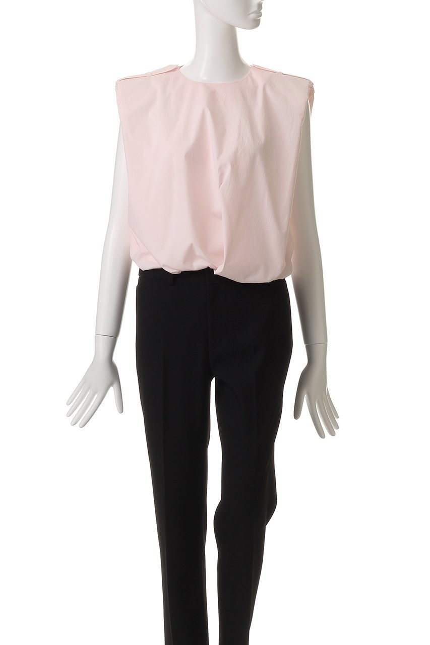 【ティーチ/TEECHI】のショルダーパッドブラウス 人気、トレンドファッション・服の通販 founy(ファニー) 　ファッション　Fashion　レディースファッション　Fashion for Women　トップス・カットソー　Cut & Sew Tops　キャミソール&ノースリーブ　Camisoles & Sleeveless Tops　シャツ・ブラウス・オフィスカジュアル　Elegant Blouses & Button-Ups　ショルダー　Shoulder, Shoulder Strap　ショート　Short, Short Length　タイトスカート　Pencil Skirt, Tight Skirt　ノースリーブ　Sleeveless, No-Sleeve　ボックス　Boxy, Box Shape　夏　Summer　other-2|ID: prp329100004516133 ipo3291000000036070589