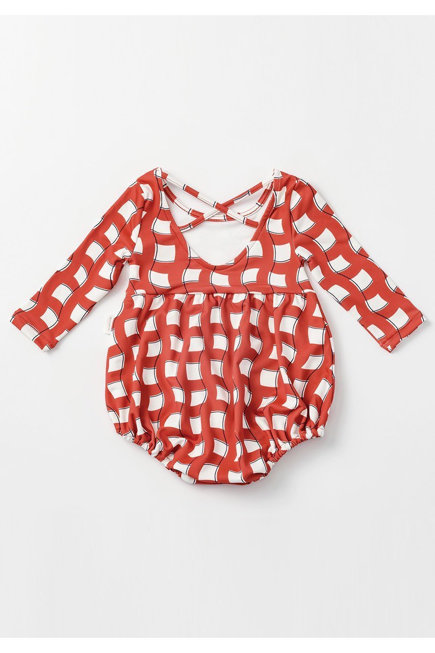 【マールマール/MARLMARL / KIDS】の【Baby&Kids】swimwear grid wave 人気、トレンドファッション・服の通販 founy(ファニー) 　ファッション　Fashion　キッズファッション　Fashion for Kids　サングラス　Sunglasses, Shades　スポーツ　Sports, Activewear　セパレート　Separate, Two-Piece　チェック　Check, Plaid, Tartan　定番　Standard, Basic Item　ビビッド　Vivid, Bright Tone　ビーチ　Beach, Seaside　フリル　Frill, Ruffle　ベビー　Baby, Babywear　ラウンド　Round, Round Neck　リボン　Ribbon, Bow　おすすめ　Recommended / Our Picks　夏　Summer　other-2|ID: prp329100004516147 ipo3291000000032836649