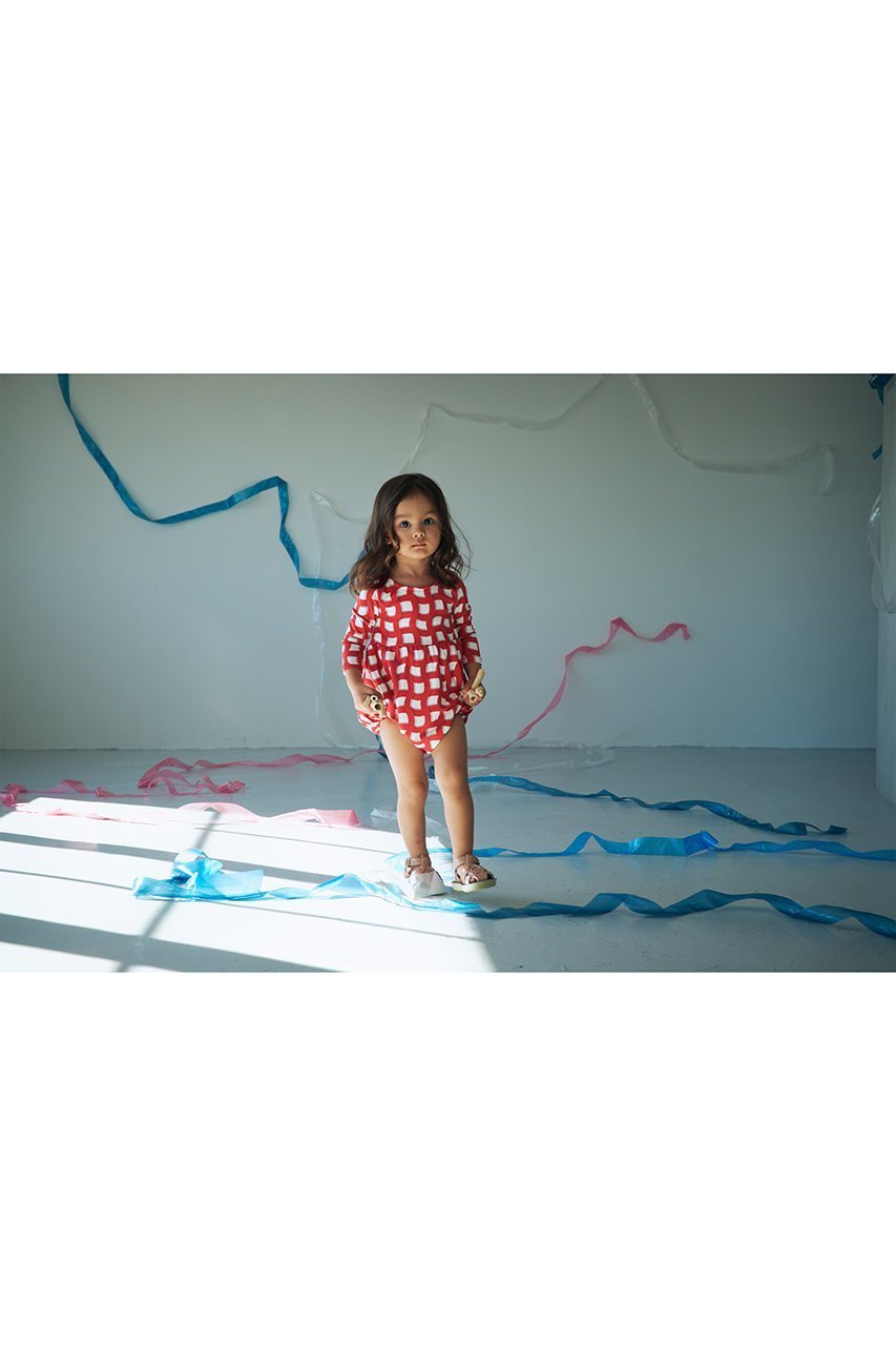 【マールマール/MARLMARL / KIDS】の【Baby&Kids】swimwear grid wave 人気、トレンドファッション・服の通販 founy(ファニー) 　ファッション　Fashion　キッズファッション　Fashion for Kids　サングラス　Sunglasses, Shades　スポーツ　Sports, Activewear　セパレート　Separate, Two-Piece　チェック　Check, Plaid, Tartan　定番　Standard, Basic Item　ビビッド　Vivid, Bright Tone　ビーチ　Beach, Seaside　フリル　Frill, Ruffle　ベビー　Baby, Babywear　ラウンド　Round, Round Neck　リボン　Ribbon, Bow　おすすめ　Recommended / Our Picks　夏　Summer　other-7|ID: prp329100004516147 ipo3291000000032836678