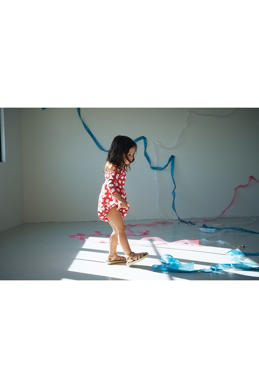 【マールマール/MARLMARL / KIDS】の【Baby&Kids】swimwear grid wave 人気、トレンドファッション・服の通販 founy(ファニー) 　ファッション　Fashion　キッズファッション　Fashion for Kids　サングラス　Sunglasses, Shades　スポーツ　Sports, Activewear　セパレート　Separate, Two-Piece　チェック　Check, Plaid, Tartan　定番　Standard, Basic Item　ビビッド　Vivid, Bright Tone　ビーチ　Beach, Seaside　フリル　Frill, Ruffle　ベビー　Baby, Babywear　ラウンド　Round, Round Neck　リボン　Ribbon, Bow　おすすめ　Recommended / Our Picks　夏　Summer　other-8|ID: prp329100004516147 ipo3291000000032836684