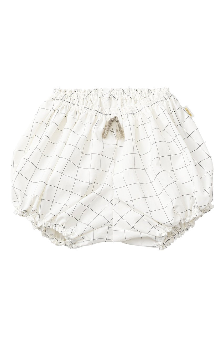【マールマール/MARLMARL / KIDS】の【Baby】bloomers インテリア・キッズ・メンズ・レディースファッション・服の通販 founy(ファニー) 　ファッション　Fashion　キッズファッション　KIDS　ボトムス　Bottoms/Kids　タッセル　Tassel　フォルム　Form　ベビー　Baby　ロング　Long　ワンポイント　One Point　graph white|ID: prp329100004516149 ipo3291000000031914446