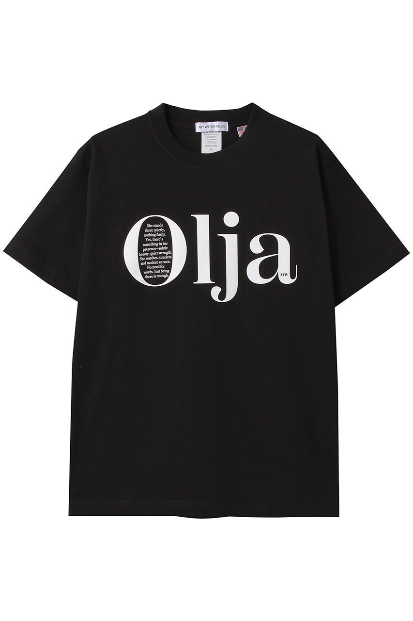 【マイ ウィークネス/MY WEAKNESS】のOlja T インテリア・キッズ・メンズ・レディースファッション・服の通販 founy(ファニー) 　ファッション　Fashion　レディースファッション　WOMEN　トップス・カットソー　Tops/Tshirt　シャツ/ブラウス　Shirts/Blouses　ロング / Tシャツ　T-Shirts　カットソー　Cut and Sewn　ショート　Short　シンプル　Simple　スリーブ　Sleeve　プリント　Print　ボトム　Bottom　夏　Summer　NEW・新作・新着・新入荷　New Arrivals　春　Spring　S/S・春夏　Ss・Spring/Summer　BLACK|ID: prp329100004516154 ipo3291000000031914492
