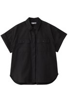 【マイ ウィークネス/MY WEAKNESS】のOlja Safari Shirt BLACK|ID:prp329100004516161