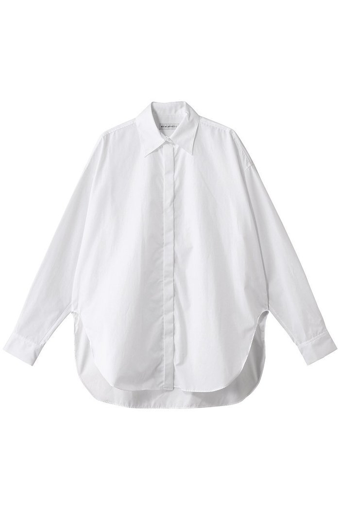 【マイ ウィークネス/MY WEAKNESS】のOlja Reg Shirt インテリア・キッズ・メンズ・レディースファッション・服の通販 founy(ファニー) https://founy.com/ ファッション Fashion レディースファッション Ladies' Fashion Online トップス・カットソー Tops/Tshirt シャツ/ブラウス Shirts/Blouses コンパクト Compact シンプル Simple スリーブ Sleeve ヨーク Yoke レギュラー Regular ロング Long エレガント 上品 Elegant 人気 Popularity 定番 Standard |ID: prp329100004516163 ipo3291000000031914554