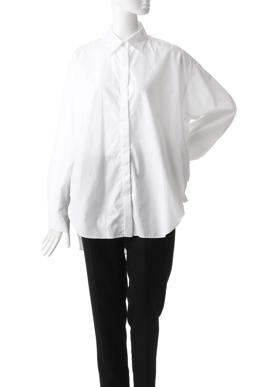 【マイ ウィークネス/MY WEAKNESS】のOlja Reg Shirt 人気、トレンドファッション・服の通販 founy(ファニー) 　ファッション　Fashion　レディースファッション　Fashion for Women　トップス・カットソー　Cut & Sew Tops　シャツ・ブラウス・オフィスカジュアル　Elegant Blouses & Button-Ups　コンパクト　Compact, Small Size　シンプル　Simple, Minimal　スリーブ　Sleeve, Long Sleeve / Short Sleeve　ヨーク　Yoke, Yoke Design　レギュラー　Regular, Standard Fit　ロング　Long, Long-Length　エレガント 上品　Elegant　人気　Popular, Best Seller　定番　Standard, Basic Item　other-2|ID: prp329100004516163 ipo3291000000035738764