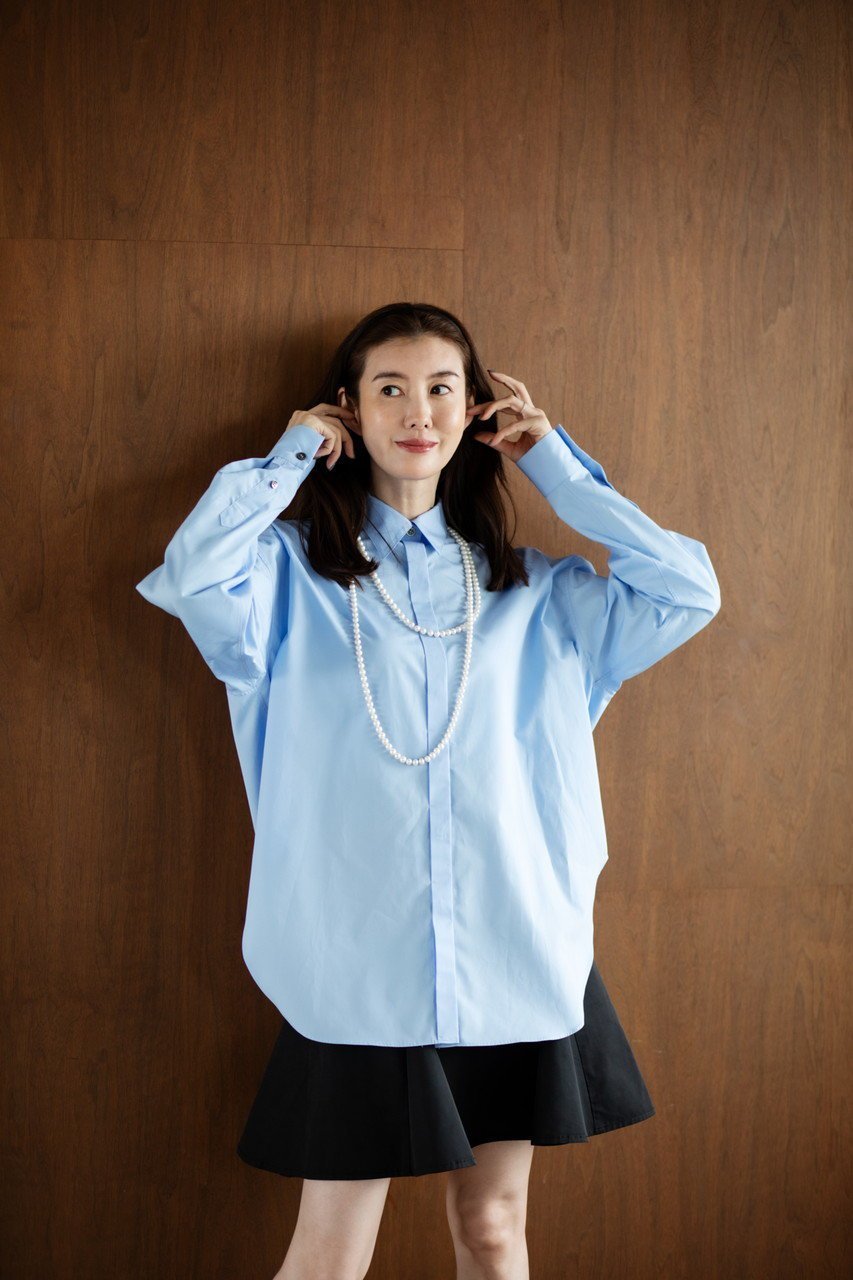 【マイ ウィークネス/MY WEAKNESS】のOlja Reg Shirt 人気、トレンドファッション・服の通販 founy(ファニー) 　ファッション　Fashion　レディースファッション　Fashion for Women　トップス・カットソー　Cut & Sew Tops　シャツ・ブラウス・オフィスカジュアル　Elegant Blouses & Button-Ups　コンパクト　Compact, Small Size　シンプル　Simple, Minimal　スリーブ　Sleeve, Long Sleeve / Short Sleeve　ヨーク　Yoke, Yoke Design　レギュラー　Regular, Standard Fit　ロング　Long, Long-Length　エレガント 上品　Elegant　人気　Popular, Best Seller　定番　Standard, Basic Item　other-8|ID: prp329100004516163 ipo3291000000035738773