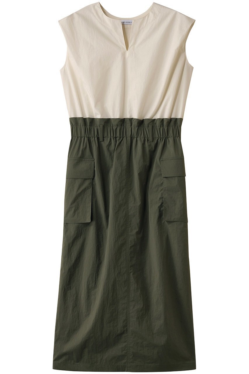 【マイ ウィークネス/MY WEAKNESS】のOlja Dress インテリア・キッズ・メンズ・レディースファッション・服の通販 founy(ファニー) 　ファッション　Fashion　レディースファッション　WOMEN　ワンピース　Dress　ドレス　Party Dresses　チュニック　Tunic　コンビ　Combination　シンプル　Simple　ストレッチ　Stretch　チュニック　Tunic　ノースリーブ　No Sleeve　フィット　Fit　ポケット　Pocket　ミリタリー　Military　リラックス　Relax　ループ　Loop　ロング　Long　NEW・新作・新着・新入荷　New Arrivals　旅行　Travel　IVORY×OLIVE|ID: prp329100004516165 ipo3291000000031914572