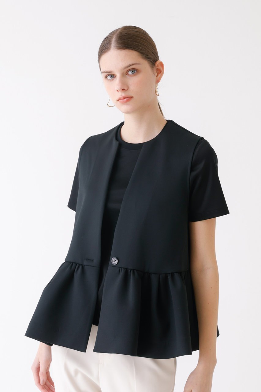 【デザイン ワークス/DESIGN WORKS】のコットンスムースコンパクトTシャツ 人気、トレンドファッション・服の通販 founy(ファニー) 　ファッション　Fashion　レディースファッション　Ladies' Fashion Online　トップス・カットソー　Tops/Tshirt　シャツ/ブラウス　Shirts/Blouses　ロング / Tシャツ　T-Shirts　カットソー　Cut and Sewn　インナー　Inner　コンパクト　Compact　ショート　Short　ジャケット　Jacket　スリーブ　Sleeve　other-6|ID: prp329100004516177 ipo3291000000032000401