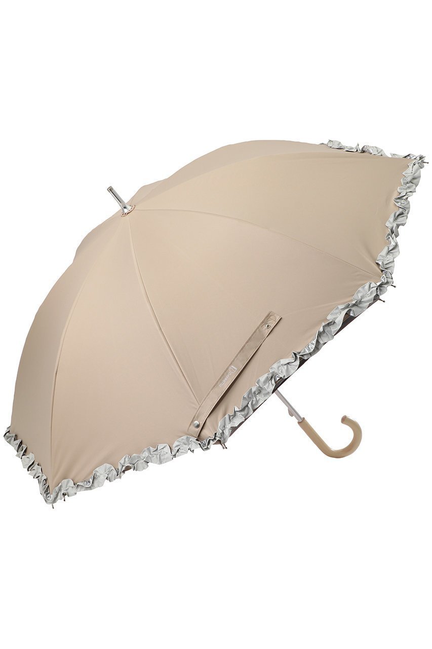【ムーンバット/MOONBAT】の【estaa】二階建て 断熱 フリル傘 インテリア・キッズ・メンズ・レディースファッション・服の通販 founy(ファニー) 　ファッション　Fashion　レディースファッション　Fashion for Women　レイングッズ・傘・晴雨兼用傘　Umbrellas & Rain Gear　サマー　Summer, Summer Style　ハンカチ　Handkerchief, Hanky　フリル　Frill, Ruffle　傘　Umbrella, Parasol　夏　Summer　時計　Watch, Wristwatch　ベージュ|ID: prp329100004516185 ipo3291000000032801003