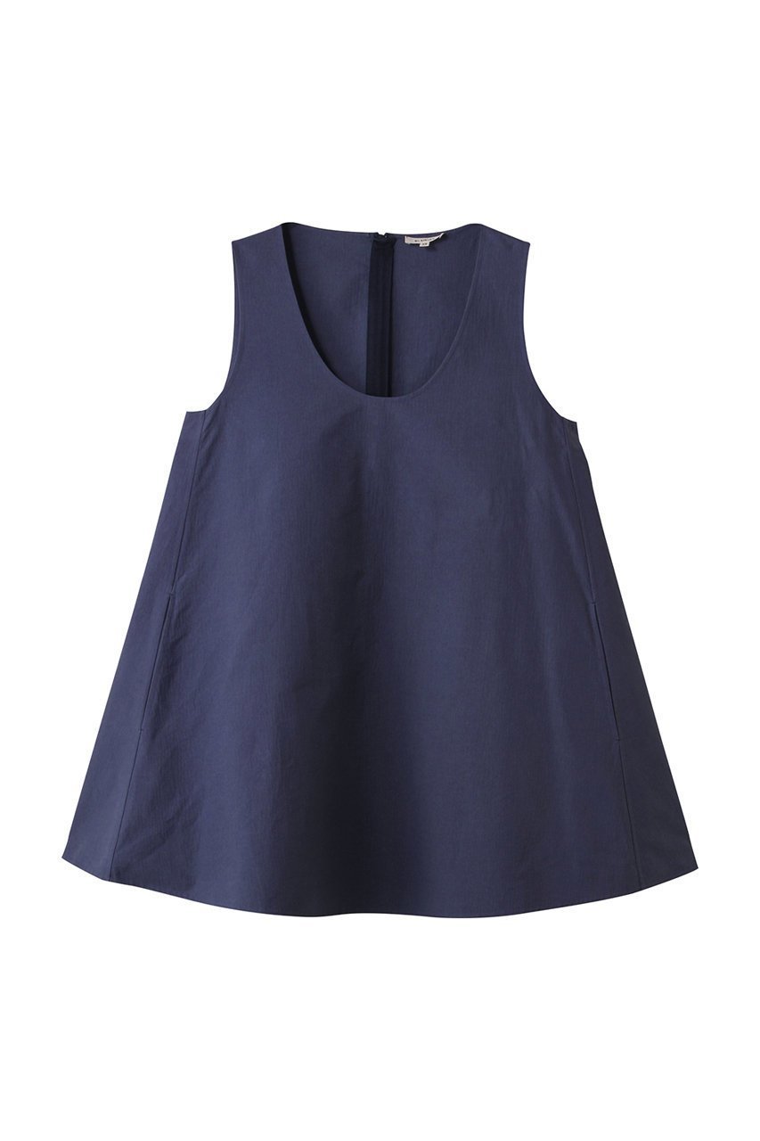 【ブラミンク/BLAMINK】のUネックノースリーブブラウス インテリア・キッズ・メンズ・レディースファッション・服の通販 founy(ファニー) 　ファッション　Fashion　レディースファッション　WOMEN　トップス・カットソー　Tops/Tshirt　キャミソール / ノースリーブ　No Sleeves　シャツ/ブラウス　Shirts/Blouses　シンプル　Simple　ノースリーブ　No Sleeve　フロント　Front　NEW・新作・新着・新入荷　New Arrivals　ネイビー|ID: prp329100004516192 ipo3291000000031914757