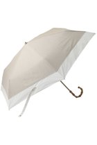 【グレイシー/Gracy】の晴雨兼用楽ミニ傘 T/C Natural bicolor ホワイト|ID: prp329100004516203 ipo3291000000031914849