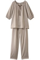 【イクコ/IKUKO】のオーガニックコットンダブルガーゼ 七分袖パジャマ 人気、トレンドファッション・服の通販 founy(ファニー) ファッション Fashion レディースファッション WOMEN トップス・カットソー Tops/Tshirt ダブル Double パジャマ Pajamas フェミニン Feminine フリル Frills リボン Ribbon NEW・新作・新着・新入荷 New Arrivals |ID:prp329100004516210