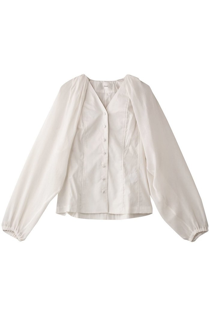 【ティーチ/TEECHI】のシアーボレロコンビブラウス インテリア・キッズ・メンズ・レディースファッション・服の通販 founy(ファニー) https://founy.com/ ファッション Fashion レディースファッション Fashion for Women アウター Coat / Outerwear Collection ボレロ・ショート丈ジャケット / ドレス羽織りに Boleros & Short Jackets トップス・カットソー Cut & Sew Tops シャツ・ブラウス・オフィスカジュアル Elegant Blouses & Button-Ups シアー Sheer, See-Through ショート Short, Short Length スリーブ Sleeve, Long Sleeve / Short Sleeve ダウン Down, Puffer ノースリーブ Sleeveless, No-Sleeve フロント Front, Front Design ボレロ Bolero, Short Cardigan ロング Long, Long-Length 再入荷 Restock / Back in Stock |ID: prp329100004516212 ipo3291000000035366402