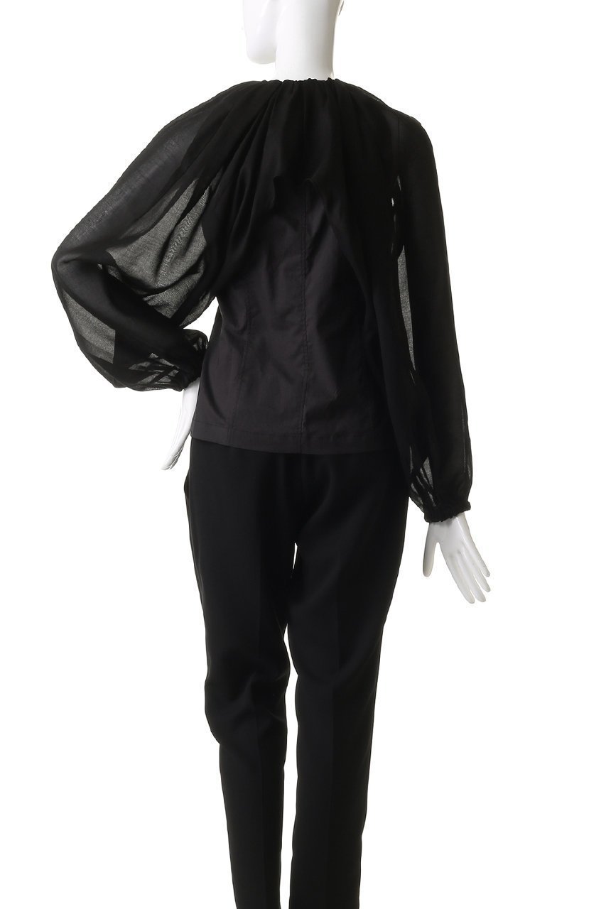 【ティーチ/TEECHI】のシアーボレロコンビブラウス 人気、トレンドファッション・服の通販 founy(ファニー) 　ファッション　Fashion　レディースファッション　Fashion for Women　アウター　Coat / Outerwear Collection　ボレロ・ショート丈ジャケット / ドレス羽織りに　Boleros & Short Jackets　トップス・カットソー　Cut & Sew Tops　シャツ・ブラウス・オフィスカジュアル　Elegant Blouses & Button-Ups　シアー　Sheer, See-Through　ショート　Short, Short Length　スリーブ　Sleeve, Long Sleeve / Short Sleeve　ダウン　Down, Puffer　ノースリーブ　Sleeveless, No-Sleeve　フロント　Front, Front Design　ボレロ　Bolero, Short Cardigan　ロング　Long, Long-Length　other-4|ID: prp329100004516212 ipo3291000000035957789