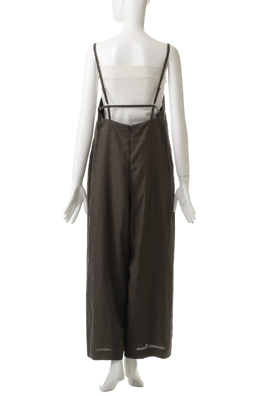 【エブール/ebure】のボタニカルリネン サロペット 人気、トレンドファッション・服の通販 founy(ファニー) 　ファッション　Fashion　レディースファッション　Fashion for Women　パンツ　Pants & Trousers　おすすめ　Recommended / Our Picks　カットソー　Cut and Sewn Top　サロペット　Overalls, Salopette　シンプル　Simple, Minimal　フラワー　Flower, Floral　リネン　Linen, Linen Fabric　夏　Summer　other-4|ID: prp329100004517384 ipo3291000000032806776