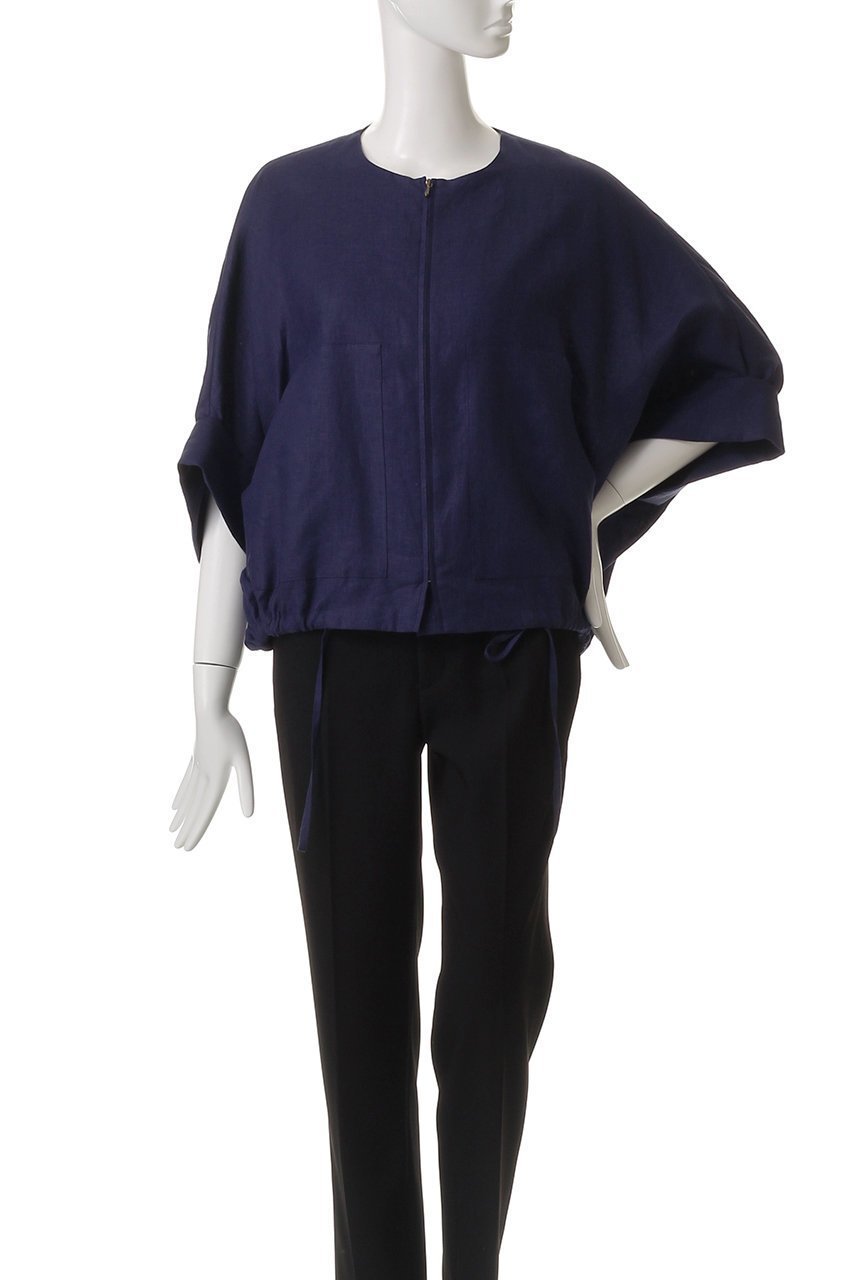 【エブール/ebure】の【5/9 0:00販売開始】ボタニカルリネン ライトブルゾン 人気、トレンドファッション・服の通販 founy(ファニー) 　ファッション　Fashion　レディースファッション　WOMEN　アウター　Coat Outerwear　ジャケット　Jackets　ブルゾン　Blouson/Jackets　ジャケット　Jacket　パッチ　Patch　フォルム　Form　フラワー　Flower　ブルゾン　Blouson　ポケット　Pocket　リネン　Linen　other-2|ID: prp329100004517385 ipo3291000000031928597