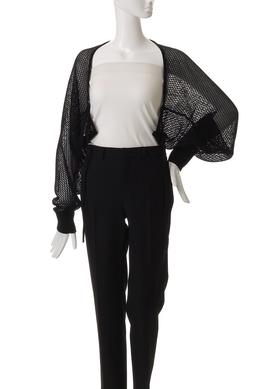 【ハウス オブ ロータス/HOUSE OF LOTUS】のメッシュバレリーナボレロ 人気、トレンドファッション・服の通販 founy(ファニー) 　ファッション　Fashion　レディースファッション　WOMEN　トップス・カットソー　Tops/Tshirt　ニット　Knit Tops　カーディガン　Cardigans　アクリル　Acrylic　カーディガン　Cardigan　ドレス　Dress　フロント　Front　NEW・新作・新着・新入荷　New Arrivals　other-7|ID: prp329100004517387 ipo3291000000031928641