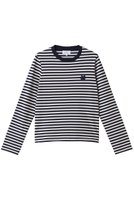 【メゾン キツネ/MAISON KITSUNE】のBOLD FOX HEAD PATCH MULTI ストライプレギュラーロングスリーブTシャツ 人気、トレンドファッション・服の通販 founy(ファニー) ファッション Fashion レディースファッション WOMEN トップス・カットソー Tops/Tshirt シャツ/ブラウス Shirts/Blouses ロング / Tシャツ T-Shirts カットソー Cut and Sewn インナー Inner スリーブ Sleeve ボーダー Border ロング Long ワンポイント One Point NEW・新作・新着・新入荷 New Arrivals |ID:prp329100004517394