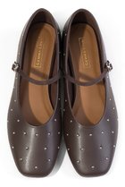 【ダニエラ アンド ジェマ/Daniella & GEMMA】のスタッズメリージェーンフラットシューズ ダークブラウン|ID:prp329100004517397