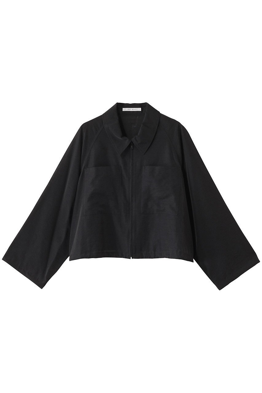 【プレインピープル/PLAIN PEOPLE】のシアーキュプラコンパクトブルゾン インテリア・キッズ・メンズ・レディースファッション・服の通販 founy(ファニー) 　ファッション　Fashion　レディースファッション　WOMEN　アウター　Coat Outerwear　ジャケット　Jackets　ブルゾン　Blouson/Jackets　なめらか　Smooth　キュプラ　Cupra　ショート　Short　ジャケット　Jacket　トレンド　Trend　バランス　Balance　ブルゾン　Blouson　NEW・新作・新着・新入荷　New Arrivals　ブラック|ID: prp329100004517403 ipo3291000000031928768