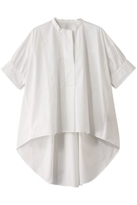 【プレインピープル/PLAIN PEOPLE】のクールマックスストレッチパフスリーブブラウス 人気、トレンドファッション・服の通販 founy(ファニー) ファッション Fashion レディースファッション Fashion for Women トップス・カットソー Cut & Sew Tops シャツ・ブラウス・オフィスカジュアル Elegant Blouses & Button-Ups ショート Short, Short Length シンプル Simple, Minimal スタンド Stand Collar, Upright Stand スリーブ Sleeve, Long Sleeve / Short Sleeve ドレープ Drape, Draping Fabric ヘムライン Hemline, Bottom Cut 再入荷 Restock / Back in Stock |ID:prp329100004517404