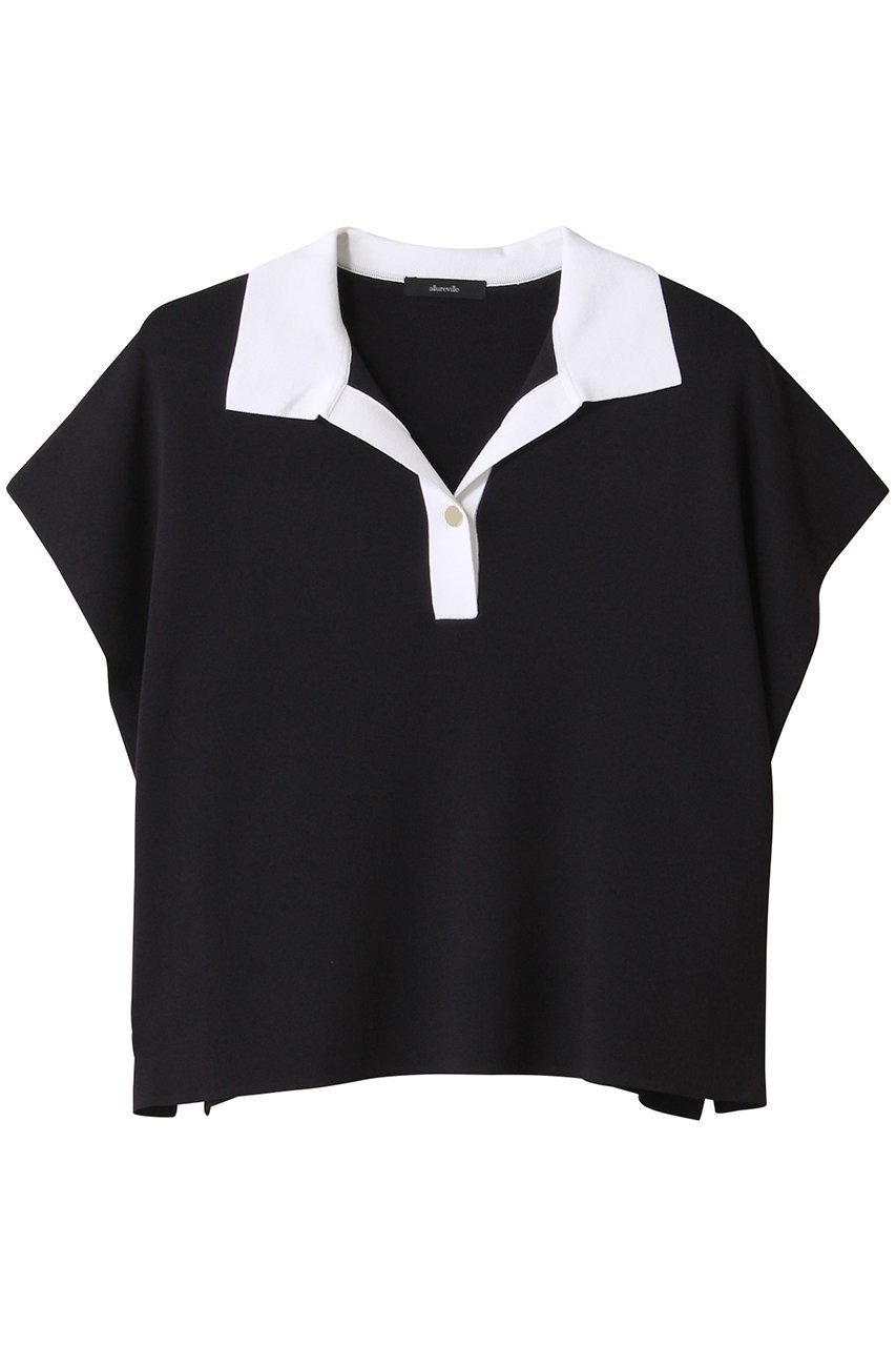 【アルアバイル/allureville】のサマーラガーシャツ インテリア・キッズ・メンズ・レディースファッション・服の通販 founy(ファニー) 　ファッション　Fashion　レディースファッション　WOMEN　トップス・カットソー　Tops/Tshirt　ニット　Knit Tops　シャツ/ブラウス　Shirts/Blouses　プルオーバー　Pullover　クロップド　Cropped　サマー　Summer　スリーブ　Sleeve　トレンド　Trend　フレンチ　French　エレガント 上品　Elegant　夏　Summer　NEW・新作・新着・新入荷　New Arrivals　ネイビー|ID: prp329100004517427 ipo3291000000031928953