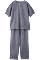 【キッドブルー/KID BLUE】のシャーリングブロックパジャマ ネイビー|ID:prp329100004517430
