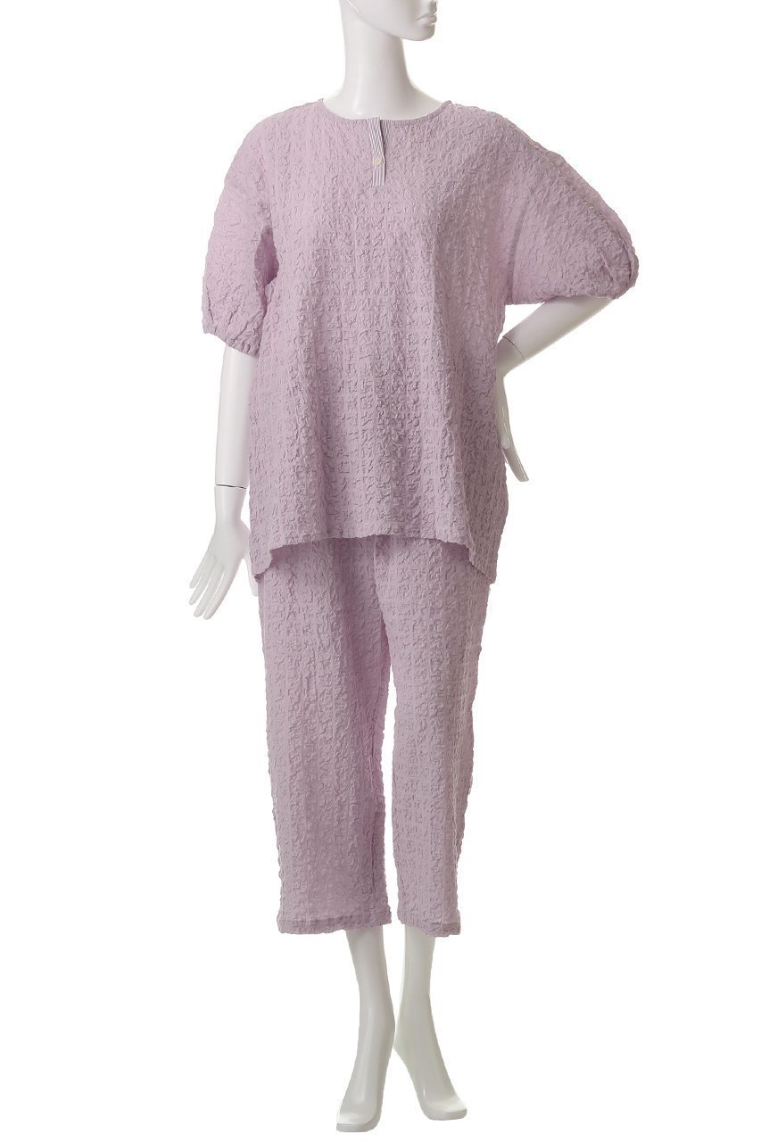 【キッドブルー/KID BLUE】のシャーリングブロックパジャマ 人気、トレンドファッション・服の通販 founy(ファニー) 　ファッション　Fashion　レディースファッション　WOMEN　シャーリング　Shirring　パジャマ　Pajamas　フェミニン　Feminine　ブロック　Block　リラックス　Relax　夏　Summer　NEW・新作・新着・新入荷　New Arrivals　other-2|ID: prp329100004517430 ipo3291000000031928975