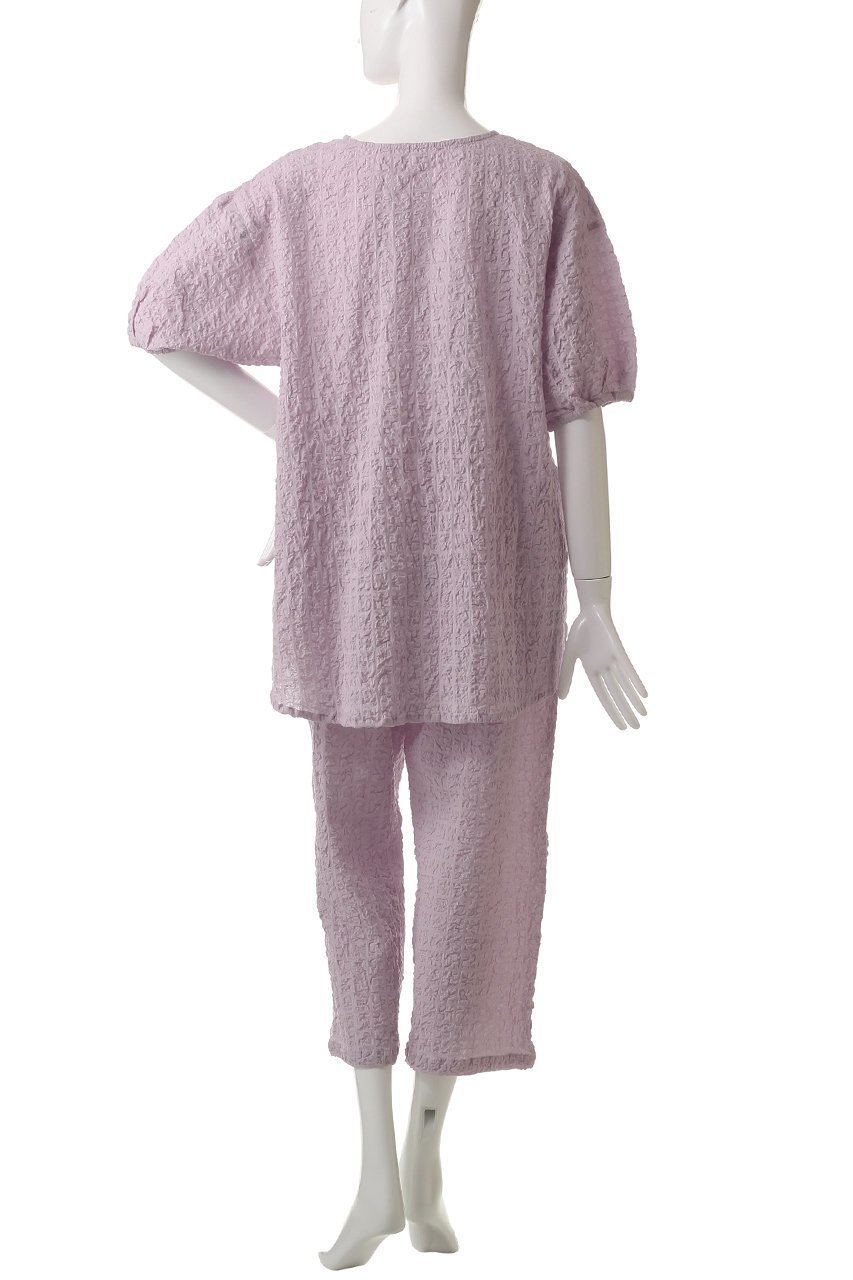 【キッドブルー/KID BLUE】のシャーリングブロックパジャマ 人気、トレンドファッション・服の通販 founy(ファニー) 　ファッション　Fashion　レディースファッション　WOMEN　シャーリング　Shirring　パジャマ　Pajamas　フェミニン　Feminine　ブロック　Block　リラックス　Relax　夏　Summer　NEW・新作・新着・新入荷　New Arrivals　other-4|ID: prp329100004517430 ipo3291000000031928978