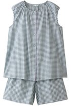 【キッドブルー/KID BLUE】の25シャーリングギンガムパジャマ ユーカリ|ID:prp329100004517433