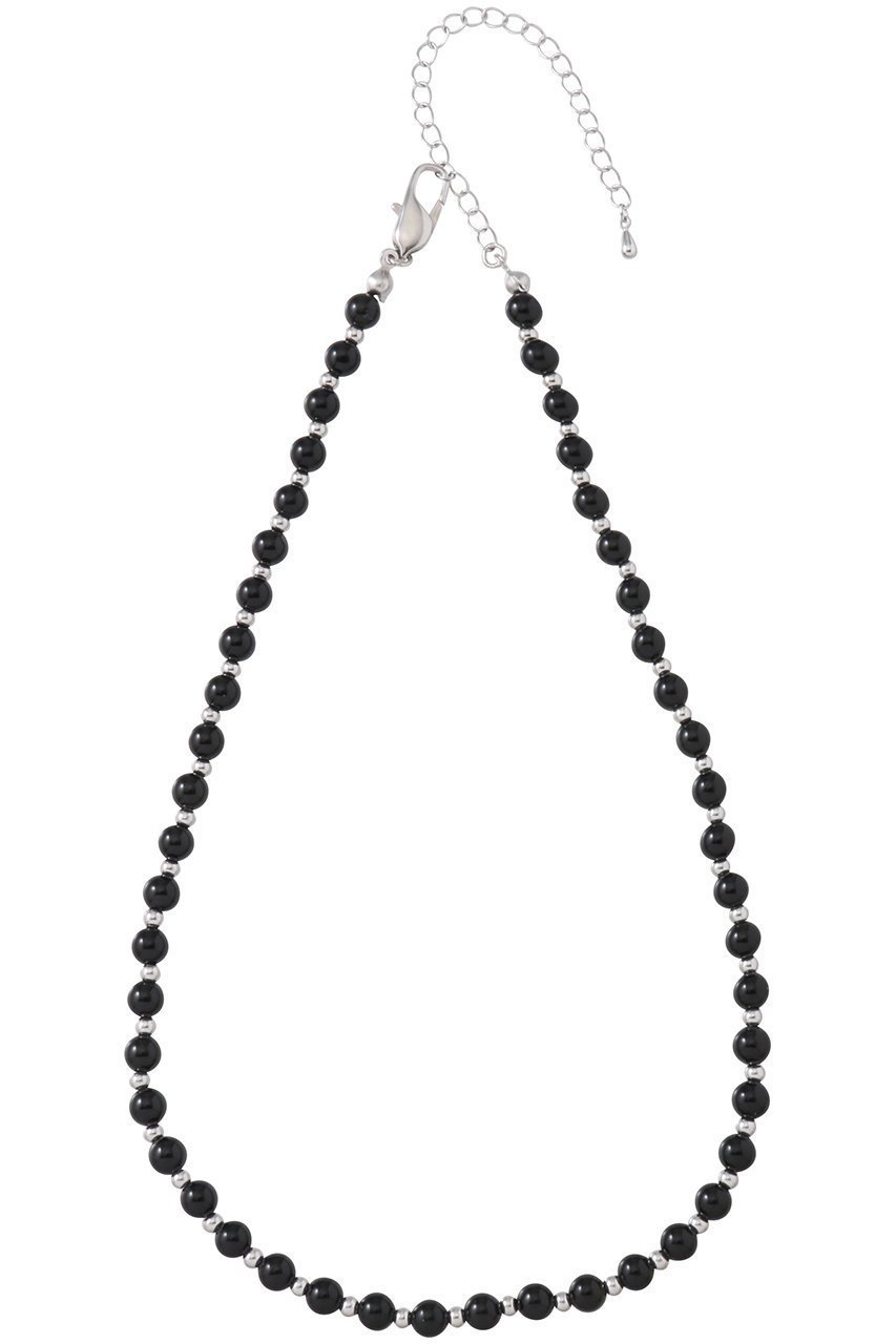 【メゾンスペシャル/MAISON SPECIAL】のブラックオニキスチェーンコンビネックレス 人気、トレンドファッション・服の通販 founy(ファニー) 　ファッション　Fashion　レディースファッション　WOMEN　ジュエリー　Jewelry　ネックレス　Necklaces　コンビ　Combination　シルバー　Silver　シンプル　Simple　チェーン　Chain　ネックレス　Necklace　NEW・新作・新着・新入荷　New Arrivals　other-3|ID: prp329100004517440 ipo3291000000031929049