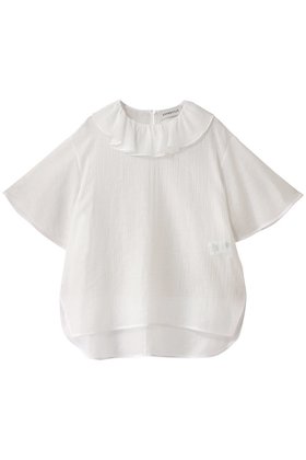 【デパリエ/DEPAREILLE】 コットンナイロンシアーラッフルブラウス人気、トレンドファッション・服の通販 founy(ファニー) ファッション Fashion レディースファッション WOMEN トップス・カットソー Tops/Tshirt シャツ/ブラウス Shirts/Blouses エレガント 上品 Elegant シアー Sheer スリーブ Sleeve ハーフ Half フェミニン Feminine ラッフル Raffle ロング Long 夏 Summer NEW・新作・新着・新入荷 New Arrivals 春 Spring S/S・春夏 Ss・Spring/Summer |ID:prp329100004517461