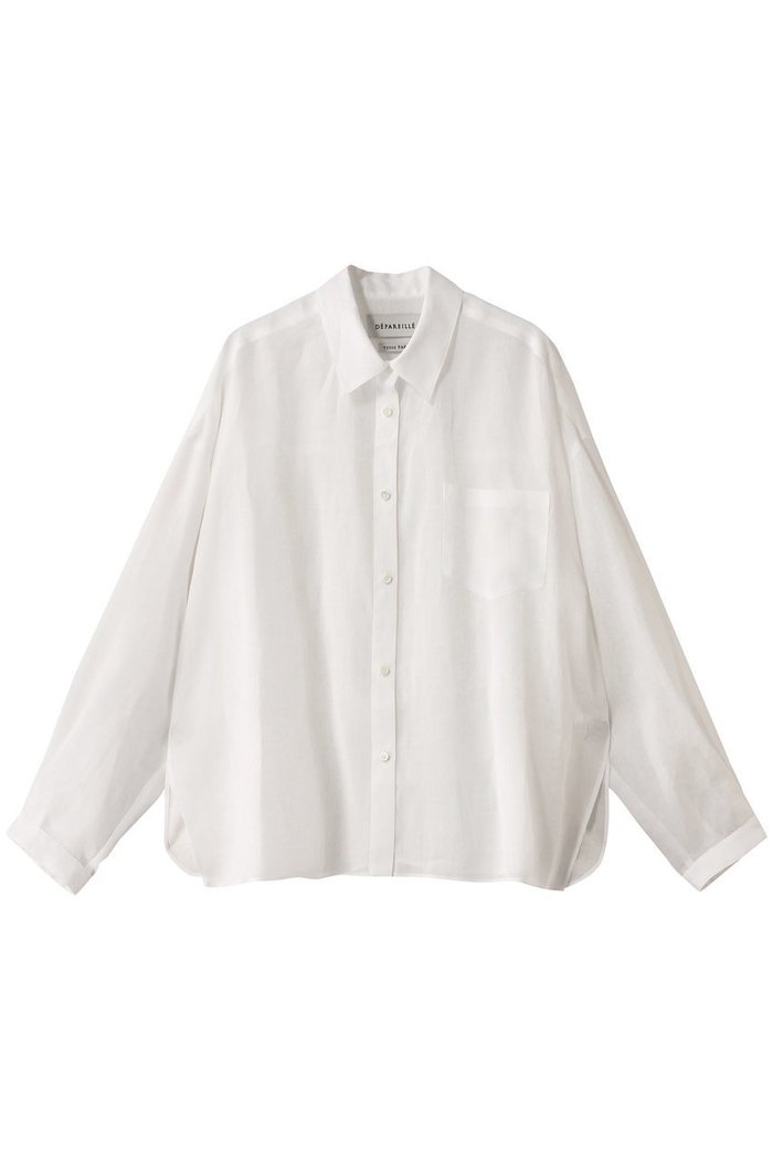 【デパリエ/DEPAREILLE】のラミーレギュラーカラーシャツ インテリア・キッズ・メンズ・レディースファッション・服の通販 founy(ファニー) https://founy.com/ ファッション Fashion レディースファッション WOMEN トップス・カットソー Tops/Tshirt シャツ/ブラウス Shirts/Blouses ギャザー Gather シアー Sheer スリーブ Sleeve フェミニン Feminine レギュラー Regular ロング Long 夏 Summer 春 Spring S/S・春夏 Ss・Spring/Summer |ID: prp329100004517463 ipo3291000000031929187