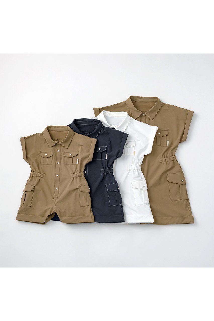 【マールマール/MARLMARL / KIDS】の【BABY&KIDS】safari jumpsuits navy 90-100cm 人気、トレンドファッション・服の通販 founy(ファニー) 　ファッション　Fashion　キッズファッション　Fashion for Kids　ワンピース　Dresses　秋　Autumn　スーツ　Suit, Formalwear　タイツ　Tights, Legwear　長袖　Long Sleeve, Full Sleeve　ポケット　Pocket, Pocket Detail　再入荷　Restock / Back in Stock　おすすめ　Recommended / Our Picks　夏　Summer　other-3|ID: prp329100004518617 ipo3291000000034584139