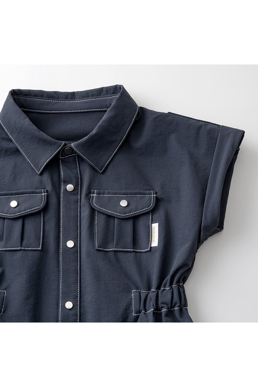 【マールマール/MARLMARL / KIDS】の【BABY&KIDS】safari jumpsuits navy 90-100cm 人気、トレンドファッション・服の通販 founy(ファニー) 　ファッション　Fashion　キッズファッション　Fashion for Kids　ワンピース　Dresses　秋　Autumn　スーツ　Suit, Formalwear　タイツ　Tights, Legwear　長袖　Long Sleeve, Full Sleeve　ポケット　Pocket, Pocket Detail　再入荷　Restock / Back in Stock　おすすめ　Recommended / Our Picks　夏　Summer　other-4|ID: prp329100004518617 ipo3291000000034584140