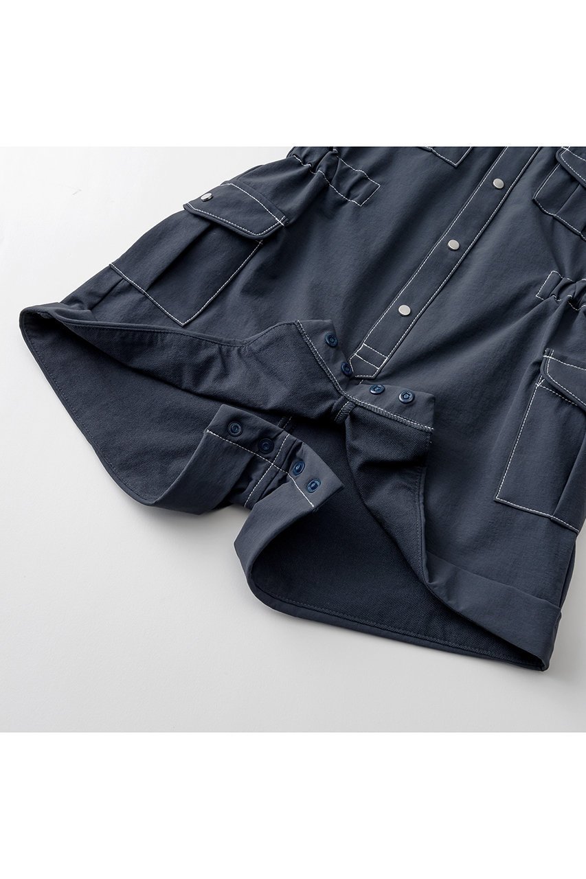 【マールマール/MARLMARL / KIDS】の【BABY&KIDS】safari jumpsuits navy 90-100cm 人気、トレンドファッション・服の通販 founy(ファニー) 　ファッション　Fashion　キッズファッション　Fashion for Kids　ワンピース　Dresses　秋　Autumn　スーツ　Suit, Formalwear　タイツ　Tights, Legwear　長袖　Long Sleeve, Full Sleeve　ポケット　Pocket, Pocket Detail　再入荷　Restock / Back in Stock　おすすめ　Recommended / Our Picks　夏　Summer　other-7|ID: prp329100004518617 ipo3291000000034584143