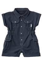 【マールマール/MARLMARL / KIDS】の【BABY&KIDS】safari jumpsuits navy 90-100cm 人気、トレンドファッション・服の通販 founy(ファニー) ファッション Fashion キッズファッション Fashion for Kids ワンピース Dresses 秋 Autumn スーツ Suit, Formalwear タイツ Tights, Legwear 長袖 Long Sleeve, Full Sleeve ポケット Pocket, Pocket Detail おすすめ Recommended / Our Picks 夏 Summer thumbnail navy|ID: prp329100004518617 ipo3291000000036246956