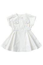 【マールマール/MARLMARL / KIDS】の【Kids】safari dress 人気、トレンドファッション・服の通販 founy(ファニー) ファッション Fashion キッズファッション Fashion for Kids ワンピース Dresses おすすめ Recommended / Our Picks タイツ Tights, Legwear ポケット Pocket, Pocket Detail 夏 Summer 秋 Autumn 長袖 Long Sleeve, Full Sleeve thumbnail white|ID: prp329100004518618 ipo3291000000032837157