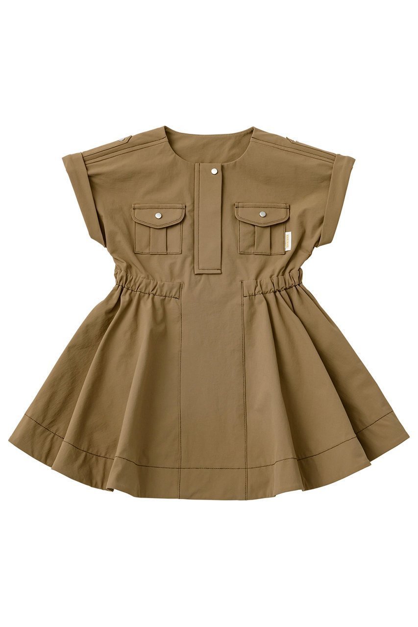 【マールマール/MARLMARL / KIDS】の【Kids】safari dress インテリア・キッズ・メンズ・レディースファッション・服の通販 founy(ファニー) 　ファッション　Fashion　キッズファッション　Fashion for Kids　ワンピース　Dresses　おすすめ　Recommended / Our Picks　タイツ　Tights, Legwear　ポケット　Pocket, Pocket Detail　夏　Summer　秋　Autumn　長袖　Long Sleeve, Full Sleeve　soil|ID: prp329100004518618 ipo3291000000032837162