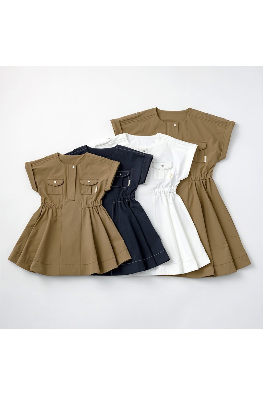 【マールマール/MARLMARL / KIDS】の【Kids】safari dress 人気、トレンドファッション・服の通販 founy(ファニー) 　ファッション　Fashion　キッズファッション　Fashion for Kids　ワンピース　Dresses　おすすめ　Recommended / Our Picks　タイツ　Tights, Legwear　ポケット　Pocket, Pocket Detail　夏　Summer　秋　Autumn　長袖　Long Sleeve, Full Sleeve　other-3|ID: prp329100004518618 ipo3291000000033202977