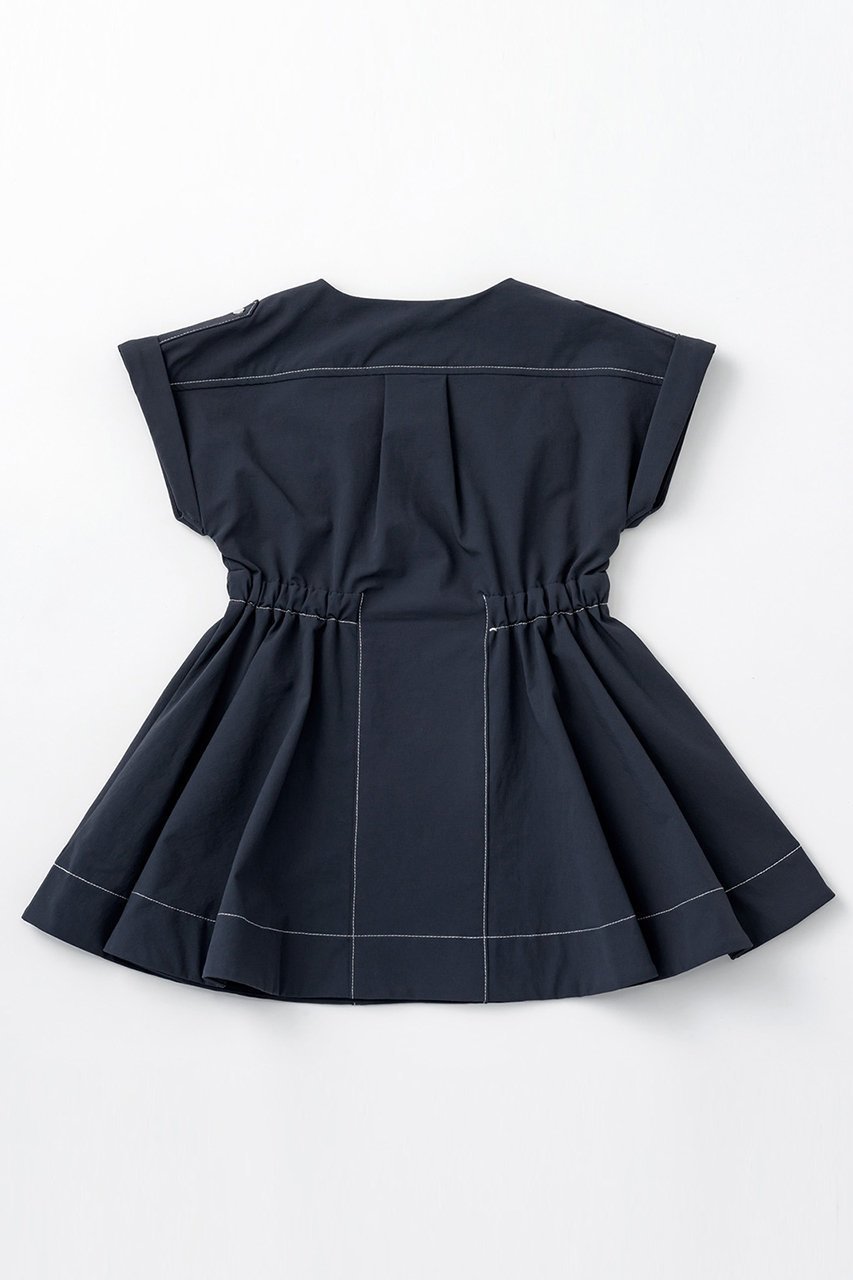 【マールマール/MARLMARL / KIDS】の【KIDS】safari dress navy 110-120cm 人気、トレンドファッション・服の通販 founy(ファニー) 　ファッション　Fashion　キッズファッション　Fashion for Kids　ワンピース　Dresses　秋　Autumn　タイツ　Tights, Legwear　長袖　Long Sleeve, Full Sleeve　ポケット　Pocket, Pocket Detail　再入荷　Restock / Back in Stock　おすすめ　Recommended / Our Picks　夏　Summer　other-2|ID: prp329100004518618 ipo3291000000034584149