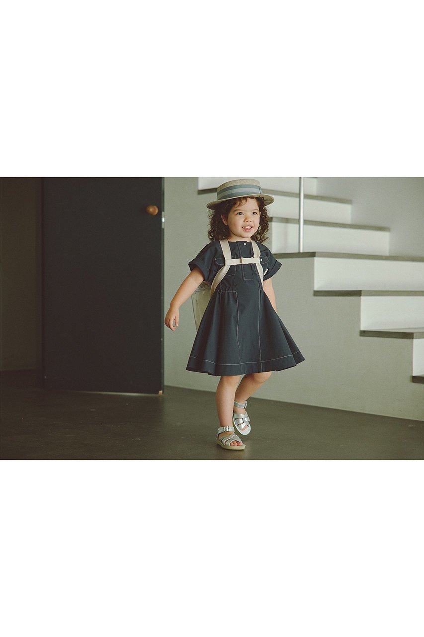 【マールマール/MARLMARL / KIDS】の【KIDS】safari dress navy 110-120cm 人気、トレンドファッション・服の通販 founy(ファニー) 　ファッション　Fashion　キッズファッション　Fashion for Kids　ワンピース　Dresses　秋　Autumn　タイツ　Tights, Legwear　長袖　Long Sleeve, Full Sleeve　ポケット　Pocket, Pocket Detail　再入荷　Restock / Back in Stock　おすすめ　Recommended / Our Picks　夏　Summer　other-8|ID: prp329100004518618 ipo3291000000034584155