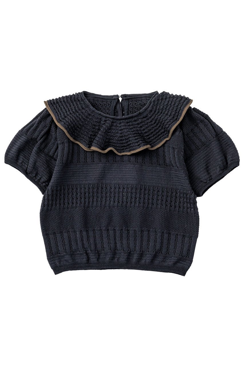 【マールマール/MARLMARL / KIDS】の【BABY&KIDS】knit frill blouses インテリア・キッズ・メンズ・レディースファッション・服の通販 founy(ファニー) 　ファッション　Fashion　キッズファッション　Fashion for Kids　トップス・カットソー　Cut & Sew Tops　春　Spring　カーディガン　Cardigan, Knitwear　スウェット / スエット　Sweatshirt, Sweatwear　スリット　Slit, Slit Detail　スリーブ　Sleeve, Long Sleeve / Short Sleeve　なめらか　Smooth, Silky Texture　フリル　Frill, Ruffle　ベビー　Baby, Babywear　ホールガーメント　WholeGarment, Seamless Knit　おすすめ　Recommended / Our Picks　エレガント 上品　Elegant　ai|ID: prp329100004518620 ipo3291000000036237037