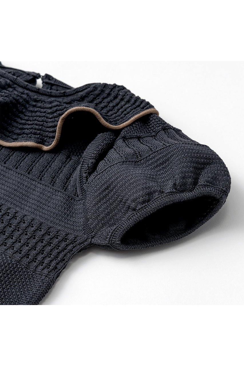 【マールマール/MARLMARL / KIDS】の【BABY&KIDS】knit frill blouses 人気、トレンドファッション・服の通販 founy(ファニー) 　ファッション　Fashion　キッズファッション　Fashion for Kids　トップス・カットソー　Cut & Sew Tops　春　Spring　カーディガン　Cardigan, Knitwear　スウェット / スエット　Sweatshirt, Sweatwear　スリット　Slit, Slit Detail　スリーブ　Sleeve, Long Sleeve / Short Sleeve　なめらか　Smooth, Silky Texture　フリル　Frill, Ruffle　ベビー　Baby, Babywear　ホールガーメント　WholeGarment, Seamless Knit　おすすめ　Recommended / Our Picks　エレガント 上品　Elegant　other-6|ID: prp329100004518620 ipo3291000000036237042