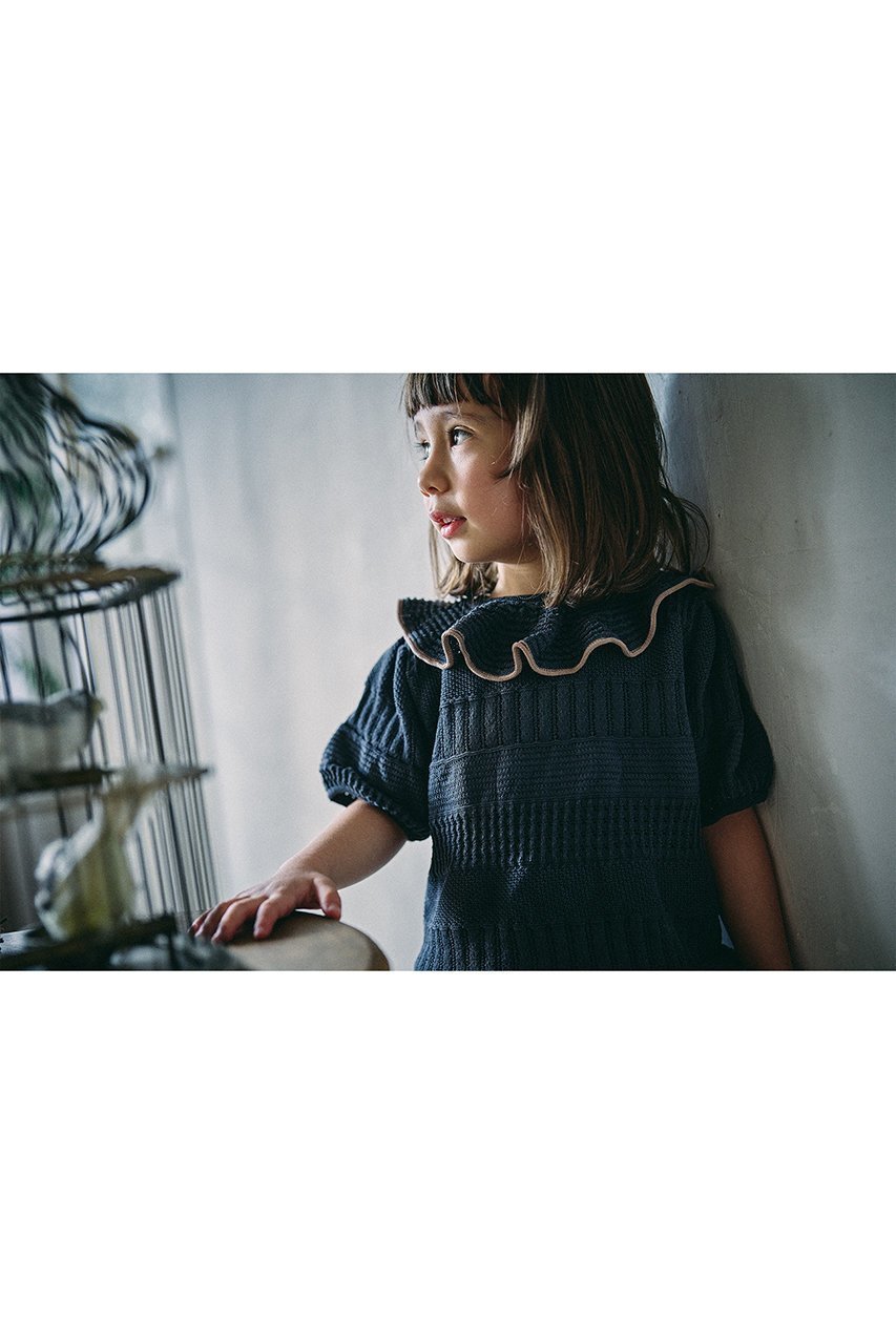【マールマール/MARLMARL / KIDS】の【BABY&KIDS】knit frill blouses 人気、トレンドファッション・服の通販 founy(ファニー) 　ファッション　Fashion　キッズファッション　Fashion for Kids　トップス・カットソー　Cut & Sew Tops　春　Spring　カーディガン　Cardigan, Knitwear　スウェット / スエット　Sweatshirt, Sweatwear　スリット　Slit, Slit Detail　スリーブ　Sleeve, Long Sleeve / Short Sleeve　なめらか　Smooth, Silky Texture　フリル　Frill, Ruffle　ベビー　Baby, Babywear　ホールガーメント　WholeGarment, Seamless Knit　おすすめ　Recommended / Our Picks　エレガント 上品　Elegant　other-8|ID: prp329100004518620 ipo3291000000036237045