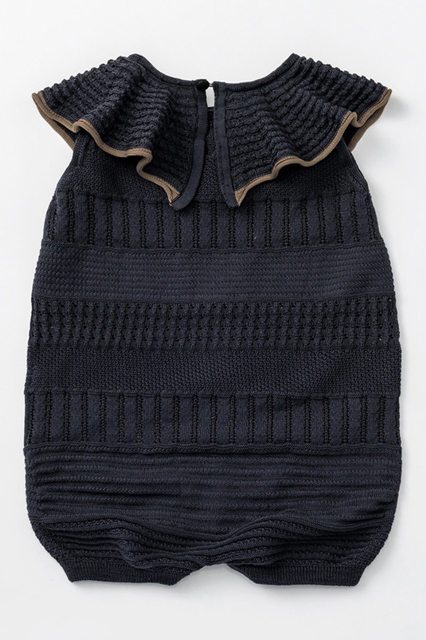 【マールマール/MARLMARL / KIDS】の【Baby】knit frill rompers 人気、トレンドファッション・服の通販 founy(ファニー) 　ファッション　Fashion　キッズファッション　KIDS　インナー　Inner　スリット　Slit　スーツ　Suit　なめらか　Smooth　フォルム　Form　フリル　Frills　ベビー　Baby　ホールガーメント　Whole Garment　ロンパース　Rompers　おすすめ　Recommend　夏　Summer　エレガント 上品　Elegant　NEW・新作・新着・新入荷　New Arrivals　other-2|ID: prp329100004518621 ipo3291000000031940546